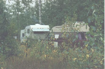 Trailer and van