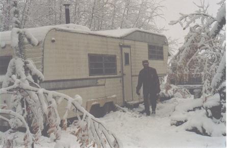 Winter at the trailer